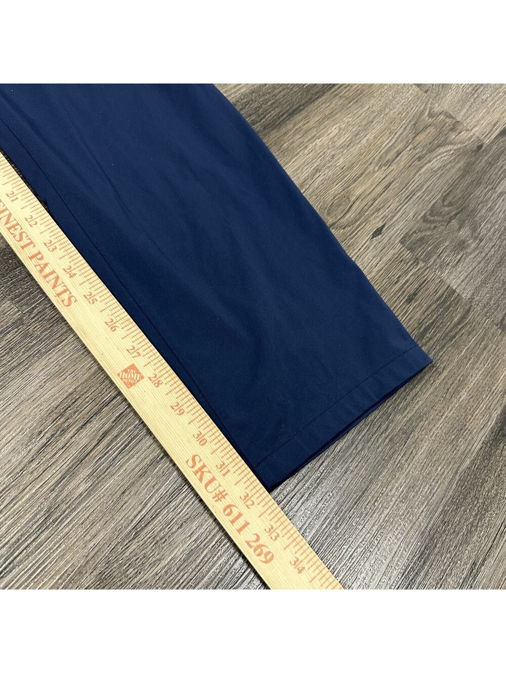 RHONE Mens 5- Pocket Commuter Pants Navy Blue Slim 34x32 Golf Tech Chino Pants - Picture 7 of 8
